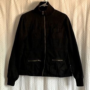 Charlotte Russe Black Bomber Jacket, light weight.